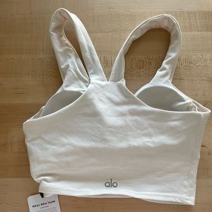 Alo Yoga Real Bra Tank - never worn in IVORY